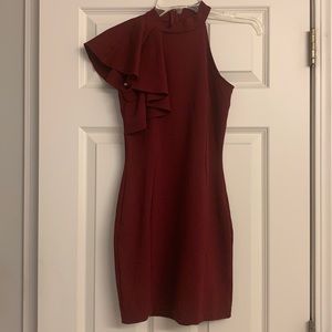 Lulus Burgundy Bodycon Dress